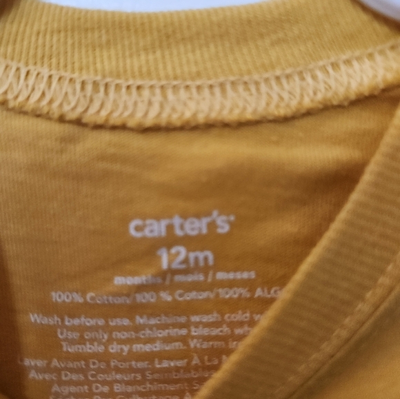 Carter's toddler size 12 month long sleeve shirt - Picture 3 of 5